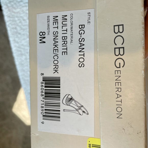 BCBG BG-Santos Multi-Color Cork Heel - Picture 12 of 12